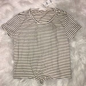 Striped crop top
